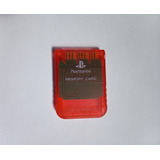 Memory Card  Playstation 1 Ps1 Original Roja