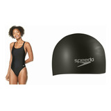 Speedo Women's Pro Lt Super Pro Traje De Baño, Negro, 30 +