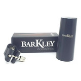 Abraçadeira Sax Tenor Barkley Couro Ressonador Niquelada Abm