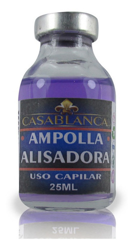 Ampolla Capilar Casa Blanca Alisadora - mL a $343