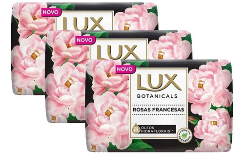 Kit 12 Sabonete Lux Botanicals Rosas Francesas 85g 