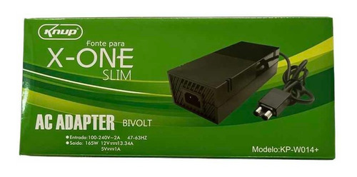Fonte Xbox One Slim Bivolt 100-220v 165w
