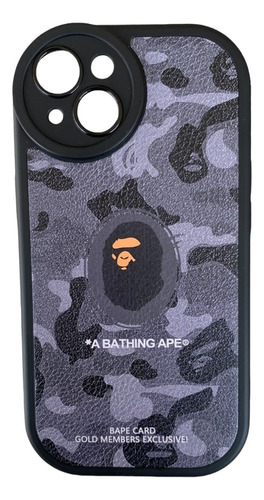 Funda Para iPhone Con Diseño Bape - Black Edition