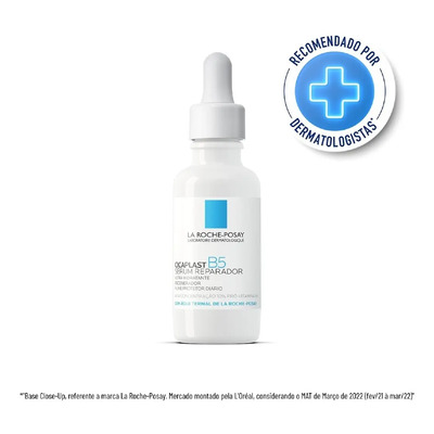 Cicaplast B5 Sérum 30ml La Roche posay Momento de aplicação Dia Noite Tipo de pele Todo tipo de pele | Parcelamento sem juros