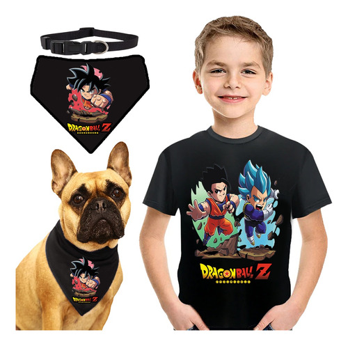 Pack Polera Y Bandana Dragon Ball Para Los Consentidos