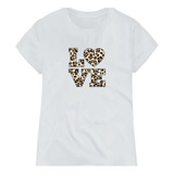 Baby Look Love Animal Print Leopard