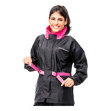 Capa Chuva Conjunto Nylon Feminino Motoqueiro Pantaneiro