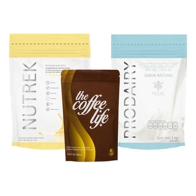 Paquete  Golife  Cafe Gourmet Nutrek Y Prodairy  | Meses sin interés