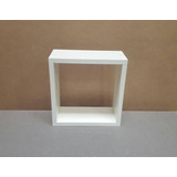 Cubo Melamina Blanca 18mm  30 X 30 X 15