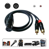 Cable De Audio Rca Macho A Hembra Xlr Canon Para Xlr Canon