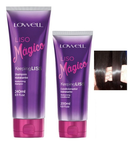  Lowell Liso Magico Shampoo Condicionador Hoje