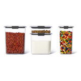 Set 4 Contenedores De Alimentos Rubbermaid Brilliance