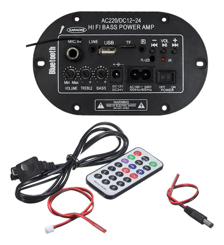 Amplificador Estéreo De 25w Com Receptor Usb Para Pc