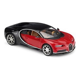 Bugatti Chiron Rojo - Negro 1-24 Por Maisto 31514.