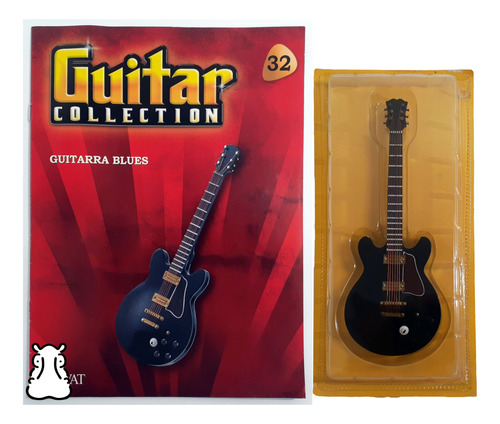 Miniatura Salvat Collection Ed 32 Guitarra Blues + Suporte