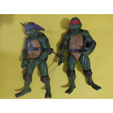 Tmnt Neca 1:4  Set Completo Tortugas Ninja Movie 1990  