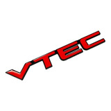 Emblema Metal Vtec Honda Civic Fit Accord Cr-v Hr-v