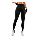 Lycra Leggins Deportivo Push Up - Negro Ref. 1325