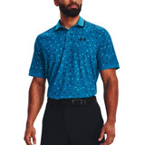 Polo Golf Under Armour Iso-chill Floral Azul Hombre 1370091-