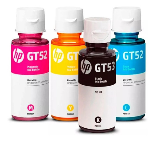 Tinta Hp Gt53 Gt51 + Gt52 + 3 Colores Gt5820 Gt5820 Gt315 Gt