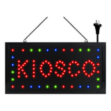 Cartel Luminoso Kiosco Luz Led Rgb Para Colgar O Amurar 220v