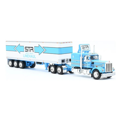 Tráiler Escala 1\u002F64 W900a Remolque 40 North-south 60-1333 Color Azul Acero | Envío gratis