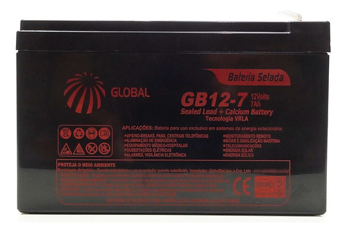 Bateria Nobreak Ts Shara 1200va Ups Compact Pro Bivolt 