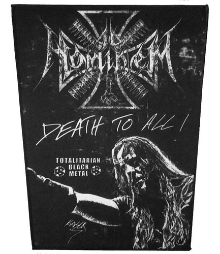 Ad Hominem -death To All  Official Back Patch 