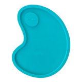 Molde Silicone Resina Paleta Maquiagem 13cm Make 3 Espátulas