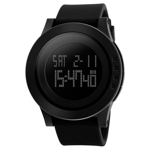 Reloj Hombre Skmei 1142 Cronómetro Alarma Luz Cuenta Regresiva Sumergible