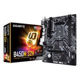 Placa Mãe Gigabyte B450m S2h Chipset B450 Amd Am4 Matx Ddr4 