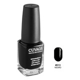 Esmaltes De Uñas Tradicional Sin Tacc Cuvage Pro Keratine Color #013 - Negro