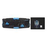 Dsfy 2.4ghz Wireless Gaming Keyboard Mouse Combo 19 Keys