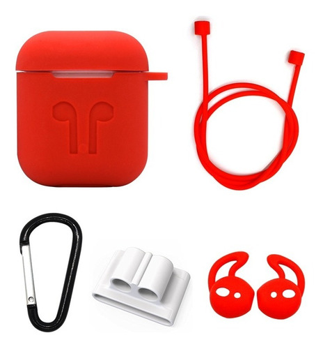 Protector Funda Case + Arnes + Correa Para Apple AirPods 1 , 2 Generacion