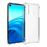 Funda Tpu Reforzada Esquineros Para Motorola Moto G8 Plus Color Transparente