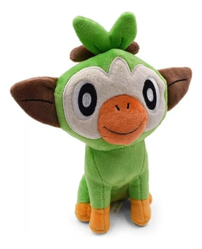 Pelúcia 23cm Grookey Boneco Pokémon Sword Shield Scorbunny