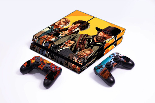 Skin Para Ps4 Fat Rdr Ii Bando Arthur Morgan