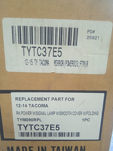 Retrovisor Electrnico Derecho Con Luces Toyota Tacoma 16-22 Foto 6
