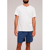 Pijama Masculino Curto Hering 76wx