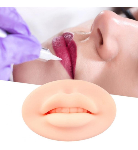 Boca Realista Labial Artificial 5d/ Treino Micropigmentação