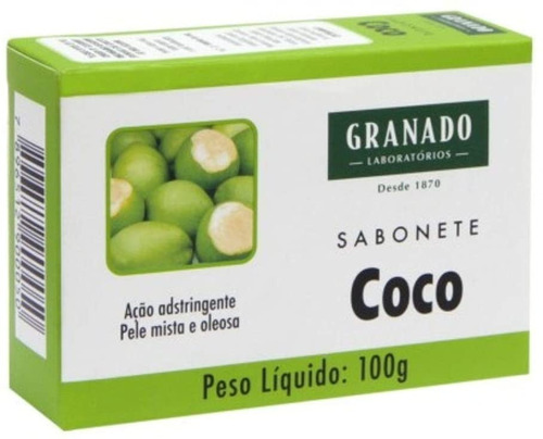 Sabonete Barra Coco 100g Granado