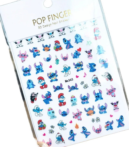 Pegatinas Para Uñas De Stitch | Disney Nails | 