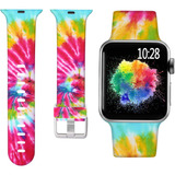 Malla P/apple Watch 44/45/49mm S9&ultra 2 8/7/6 Grafiti S/m