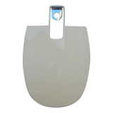 Tapa Asiento Bidet Monocomando Monaco Madera Blanco Cromado