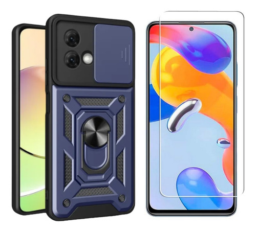 Funda Para Moto G84 Antigolpe + Hidrogel Brilloso Reforzado