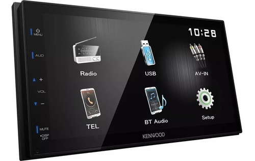 Auto Estéreo Pantalla Kenwood Dmx110bt Bluetooth Usb Auxiliar Fm/am Doble Din