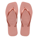 Chinelo Feminino Dia Dia Bico Quadrado Havaianas Slim Square