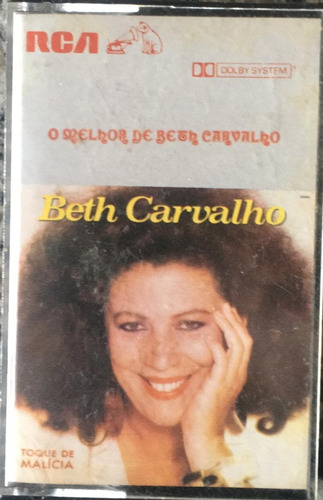 Fita K7 Beth Carvalho-toque De Malícia/o Melhor De 1988 Rca