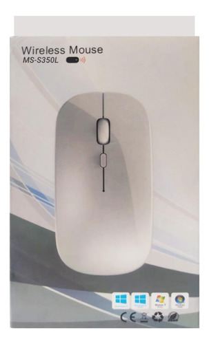 Mouse Óptico Sem Fio Wireless 2.4 Com Bluetooth Recarregável