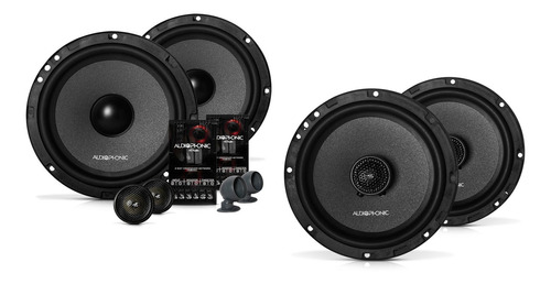 Kit Alto Falante Audiophonic Club Kc 6.3 +  Coaxial Cb650 V3